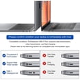 thumbnail image 4 of USB C to HDTV Cable 6.6ft [4K@30Hz High-Speed] USB Type C to HDTV Thunderbolt 3 to HDTV 2.0 Cable Compatible with iPhone 17/16/15 Series, MacBook Pro/Air/Mini, iPad Pro/Air, Galaxy S,Switch, 4 of 9