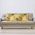 thumbnail image 5 of Body Pillow Cover - Soft Body Pillow Pillowcase, Natural Pineapple Breathable Long Body Pillow Case Cover with Invisible Zipper 20x60in, 5 of 5
