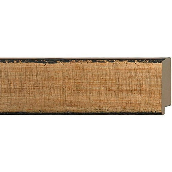 Picture Frame Moulding (Wood) 100Ft Bundle - Traditional Gold Finish - 2.25" Width - 11/16" Rabbet