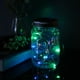 thumbnail image 2 of lampara solar Irfora Mason Jar Solar Lantern Lights 20LEDs Lámpara de la tapa Luz de hadas estrellada Creativa Cuerda de alambre de cobre Decoración al aire libre Patio Jardín Decoración 1m 10LED Irfora lampara solar, 2 of 7
