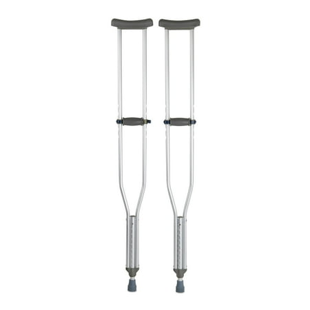 McKesson Tall Adult Underarm Crutches, 5 ft. 10 in. - 6 ft. 6 in.