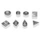 thumbnail image 5 of Juego De Cortadores, 24 Piezas Caja De Almacenamiento De Aluminio Con Acabado Brillante Diferentes Formas Moldes Para Cortar Alimentos Para Hacer Bocadillos Pasteles De Pan, 5 of 8