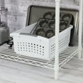 thumbnail image 6 of Sterilite Large Stacking Basket, Multi-Purpose Open Plastic Bin, Flip-down Handles to Stack, 6 of 11