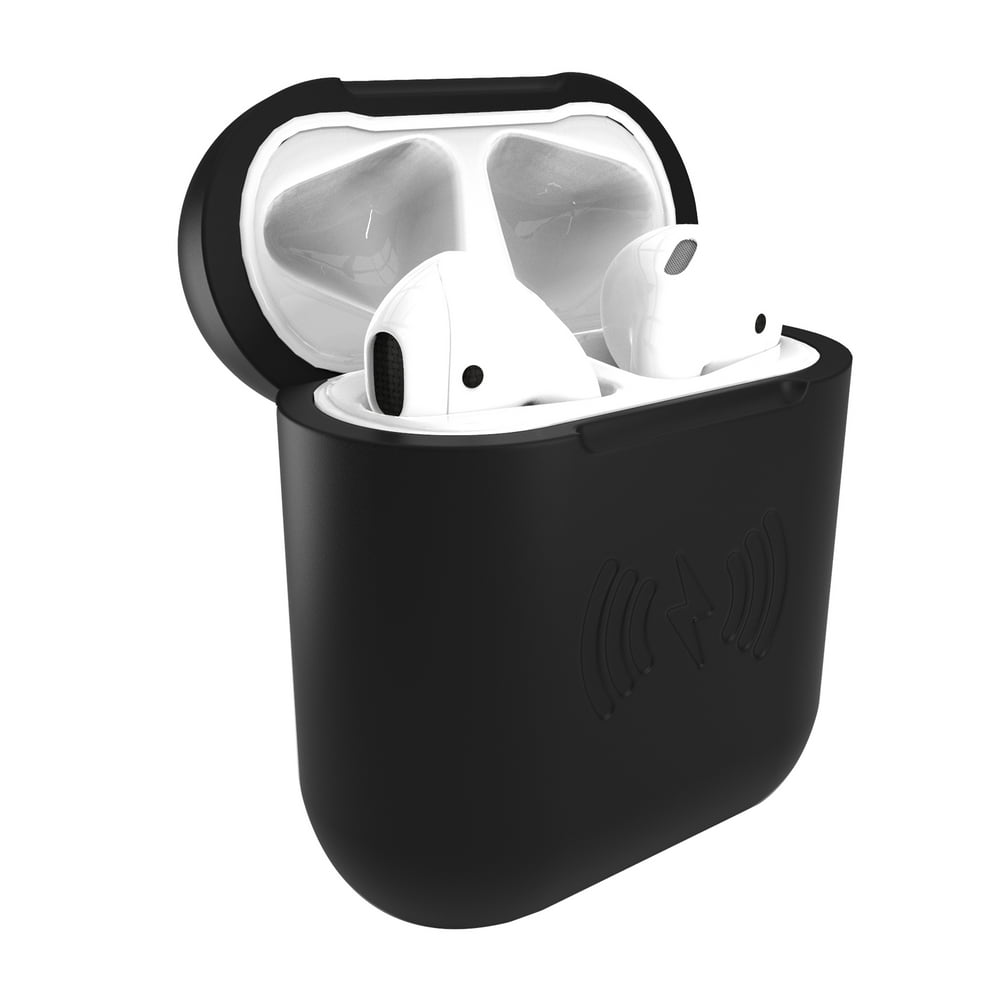 SliQ EarPod Wireless Qi Charging Case for AirPods, Black