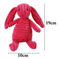 thumbnail image 3 of Pet Toy Cute Rabbit Duck Pig Creative Squeaky Plush Dog Toy Dog Chew Toy, 3 of 6