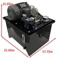 thumbnail image 2 of Small Hydraulic System Gear Pump Hydraulic Station Electric Power Unit 220V Triple Phase, 2 of 13