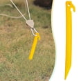 thumbnail image 2 of Mohdy Plastic Tent Stakes, 8.8 Inch Heavy Duty Ground Anchors, Durable Camping Pegs for Tents, Tarps, Canopies, and Garden Fencing, 24 Pack Yard Spikes for Outdoor Secure Anchoring, 2 of 5