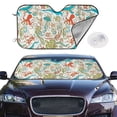 thumbnail image 2 of Kdxio Wild Sea Life Print Windshield Sun Shade,UV Rays and Sun Heat Protection,Sunshade for Car Windshield,Car Shade Front Windshield - Small, 2 of 5