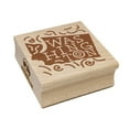 thumbnail image 1 of Washington State with Text Swirls Square Rubber Stamp Stamping Scrapbooking Crafting - Large 2.75in, 1 of 7
