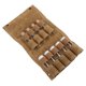 thumbnail image 5 of Bolsa para especias, plegable, portátil, con 9 botellas para camping, barbacoa, picnic, color caqui., 5 of 14
