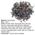 thumbnail image 7 of GZZQY 1 Bag Crushed Stone Filler Beautiful Wear Resistant Coloured Glaze Mini Chips Decorative Rocks for Home, 7 of 7