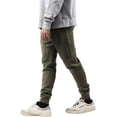 thumbnail image 3 of Ma Croix Mens Premium Fleece Joggers Slim Fit Casual Elastic Gym Sweatpants, 3 of 8
