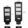 thumbnail image 4 of 90W 180LED Solar Street Wall Light Auto Motion Sensing IP67 Road Floodlight+Pole, 4 of 9