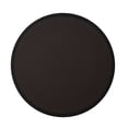 thumbnail image 4 of CQSXDA Modern Faux Leather Nesting Round Coffee Table Set of 2 with Metal Base for Living Room Accent, Dark Brown, 4 of 6