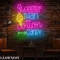 thumbnail image 3 of Glowneon Sweeter Than Cotton Candy Led Neon Signs, Cotton Candy Decor, 3 of 5