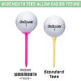 thumbnail image 5 of GoSports 3.25” Widemouth Golf Tees 60 Tee Player’s Pack Max Distance and Easier Teeing, 5 of 5