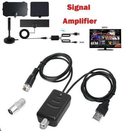 

GLFILL Hdtv Antenna Amplifier Signal Booster Tv High Gain Channel Boost Indoor