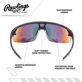 RAWLINGS RY134 Youth Baseball Shielded Sunglasses Lightweight Sports