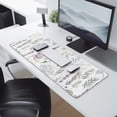 thumbnail image 2 of Mini Floral Flower Mouse Pad - Computer Mousepad with Non-Slip Rubber Base & Smooth Surface, Superb Tracking Accuracy, Ideal for Home, Office & Gaming, 31.5x11.8 Inches - Amp Up Your Work Efficiency, 2 of 7