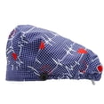 thumbnail image 2 of Multicolor Cotton Scrub Medical Nurse Hat Polyester Satin Lined Caps with Adjustable Fit, Built-in Sweatband & Buttons for Nurses, Doctors One Size, 2 of 6