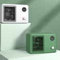 thumbnail image 2 of Aire acondicionado portátil de escritorio retro, miniaire acondicionado portátil, humidificadores de mesa USB, ventilador de refrigeración de aire para Ho, 2 of 5