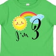 thumbnail image 4 of Inktastic I'm 3 Third Birthday Sun Rainbow Boys or Girls Toddler T-Shirt, 4 of 5