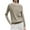 Khaki, variant on Antinious Womens Half Zip Cropped Pullove Long Sleeve Solid Casual Tops,Winter Sweatshirt for Women,Going Out Tops for Women,Black,XXL
