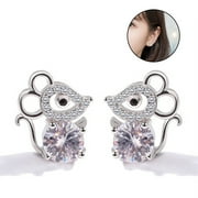 KUNGUGU Earrings for Girls Toddlers Kids Flat Backs Little Girl Screw Back Ball Earring with Safety Screw on Backs Baby Children Stud Earring Set