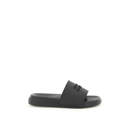 

Alexander mcqueen logoed rubber slides