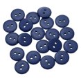 thumbnail image 1 of Botón de costura de resina de 20 piezas, 12.5 mm (1/2") botones de manualidades de 2 agujeros, azul medianoche, 1 of 6
