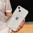 thumbnail image 2 of Láser De Corazón De Amor Con Soporte Para Ranura Para Tarjeta Estuche Transparente Para Teléfono Lindo Y Divertido Compatible Con Estuche Para Iphone (iphone 13pro) - Iphone 13pro, 2 of 5