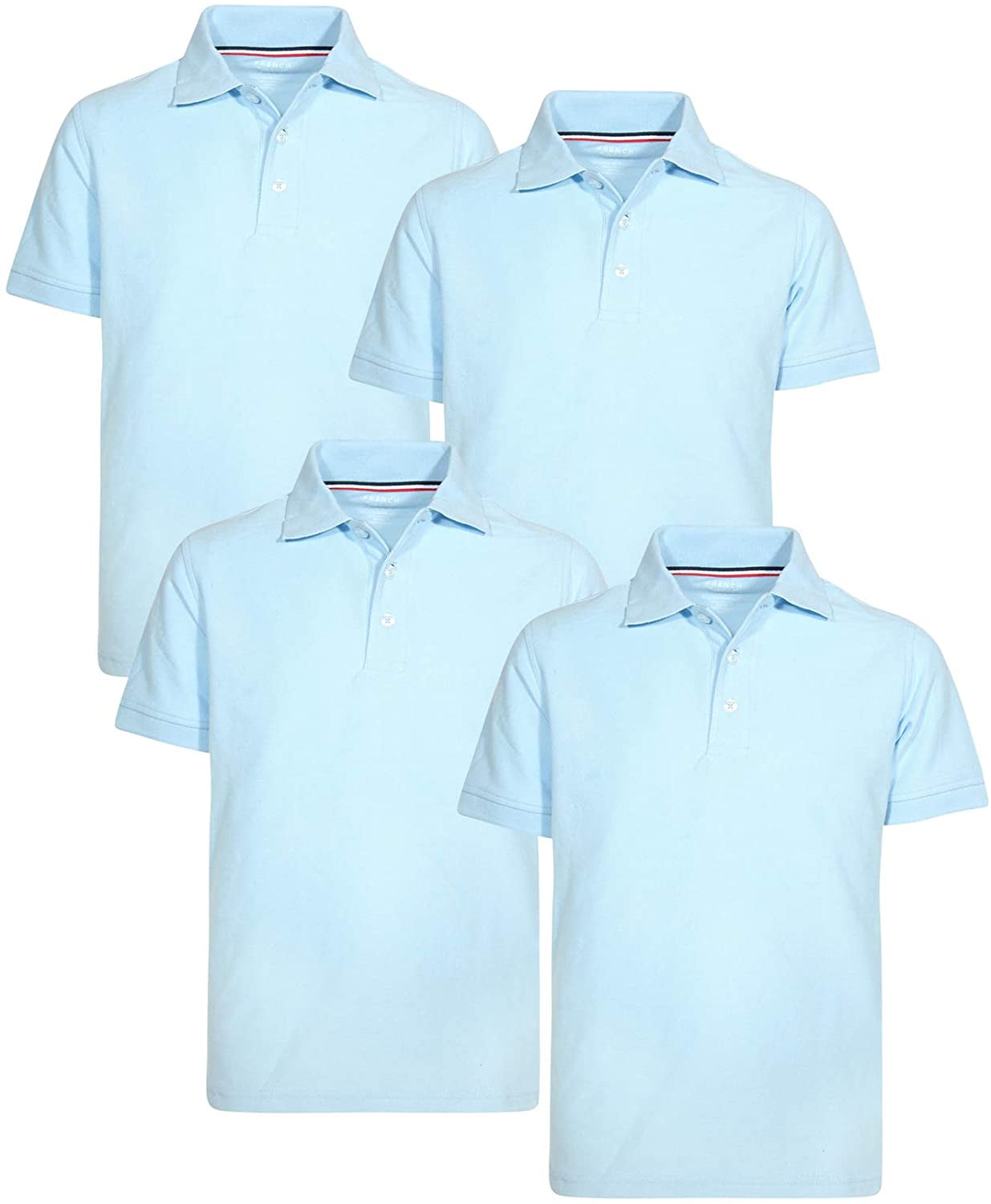 boys light blue polo shirt