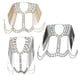 thumbnail image 4 of Collar de cadena del cuerpo jinwen Borla Arnés Cintura Bikini dorado, 4 of 8