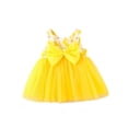 thumbnail image 3 of WSMEA Dresses for Girls Fancy Floral Beach Bag Ruffles Set Sleeveless Cat Dress, 3 of 3