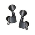 thumbnail image 2 of Guitar String Tuning Pegs Tuning Machines Machine Heads Tuning Keys Oval Button 6 Right for Electric Guitar or Acoustic Guitar Chrome Black, 2 of 7