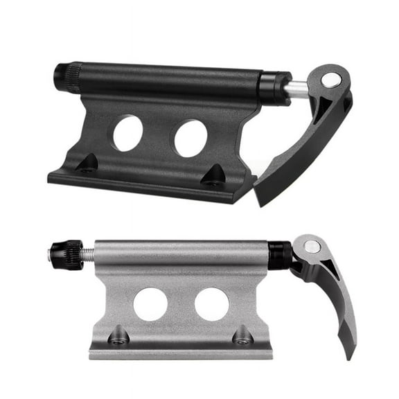 2 Pcs Bike Fork Mount Bicycle Truck Bed Roof Bike Rack Fork Mount Block Truck Mount for Road Bike Black & Silver