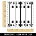 thumbnail image 2 of Football Field Yardlines Square Rubber Stamp Stamping Scrapbooking Crafting - Small 1.25in, 2 of 7