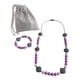 thumbnail image 1 of MOLA Collar y Pulsera mordedera sensorial Morado Cuentas de silicón Grado alimenticio Mola BM/collar y pulsera/silicón/Morado, 1 of 3