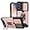 Rose Gold, variant on Case for Galaxy S24 FE,Military Grade TPU PC [Built-in Magnetic Kickstand] Dual-Layer Design Card Slot Heavy Duty Shockproof Protection Phone Case for Samsung Galaxy S24 FE 5G,2024 (Silver)