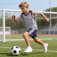 thumbnail image 3 of Freshbabe Boys 2-Piece Athletic Outfit, Sleeveless Tank and Shorts, Breathable Sportswear for Summer Activities and Outdoor Play, 3 of 8