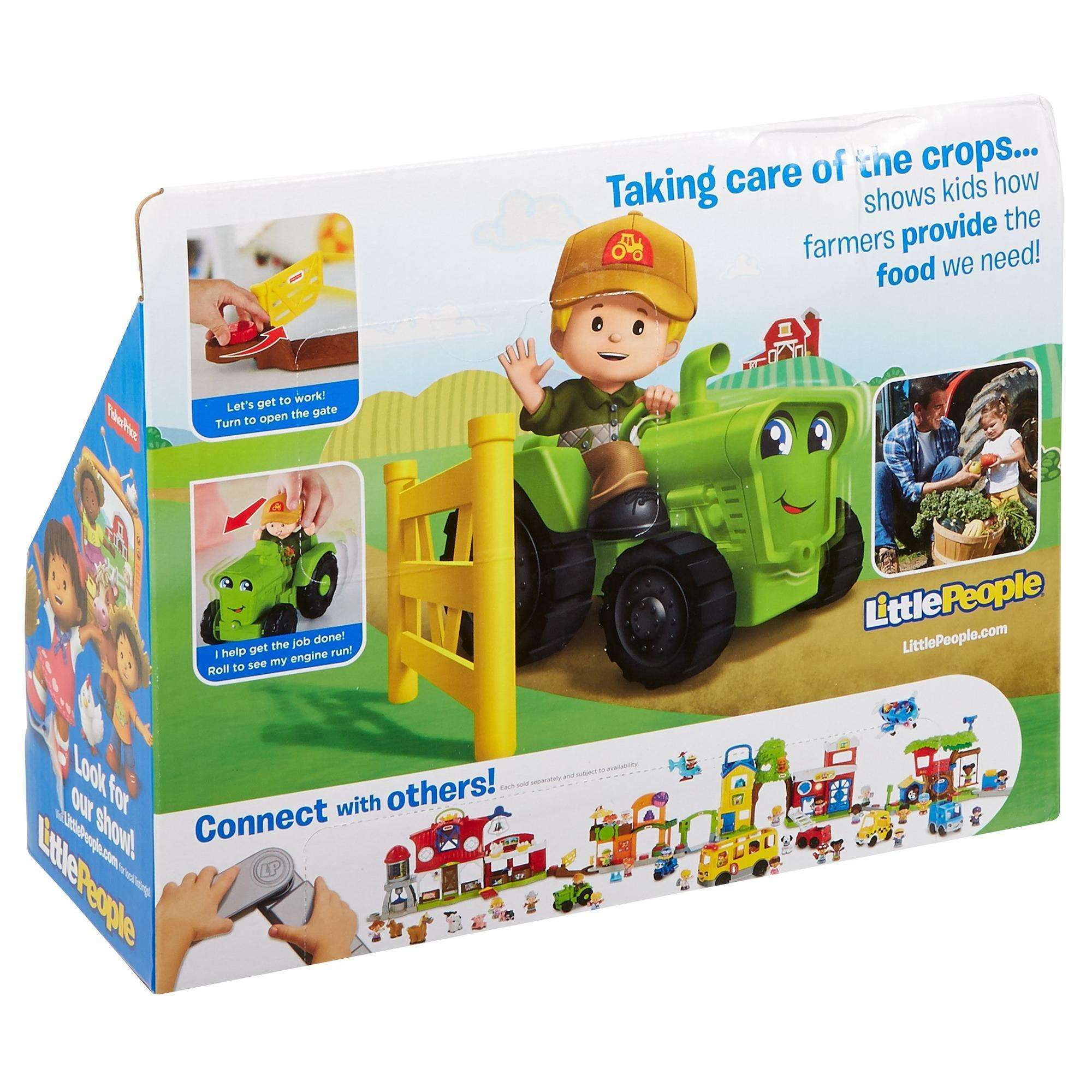 New Fisher-Price Little People Helpful Harvester Tractor 