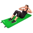 thumbnail image 6 of Lifeline Exercise Pro Double-sided Mat with Extra Thick 5/8" Dual Texture Foam, Integrated Carry Straps and Ribbed Non-slip Surface - Green, 6 of 7