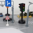 thumbnail image 3 of Simulation Feux de Signalisation Modèle Feux de Signalisation DIY Construction de Routes de Rue Noir, 3 of 8