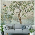 thumbnail image 4 of Shiartex Japanese Tapestry Tree Misty Garden Lake Printed Wall Tapestry Ink Painting Wall Hanging for Bedroom Living Room Dorm  Painting, 4 of 6