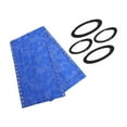 thumbnail image 2 of Tissu de Remplacement pour Fauteuil Inclinable, Tissu Imperméable de Remplacement pour Fauteuil Inclinable, Pelouse, Cour Arrière, Fleur Bleue + Corde, 2 of 7