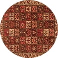 thumbnail image 1 of Ahgly Company Indoor Round Persian Orange Traditional Area Rugs, 8' Round, 1 of 1