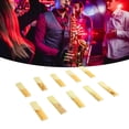 thumbnail image 4 of Alto Saxophone Reed, Flexible Wooden Colour Lightweight Clear Voice Easy Use Alto Saxophone Reed Accessory 10Pcs Traditional  For Musical Instruments, 4 of 7