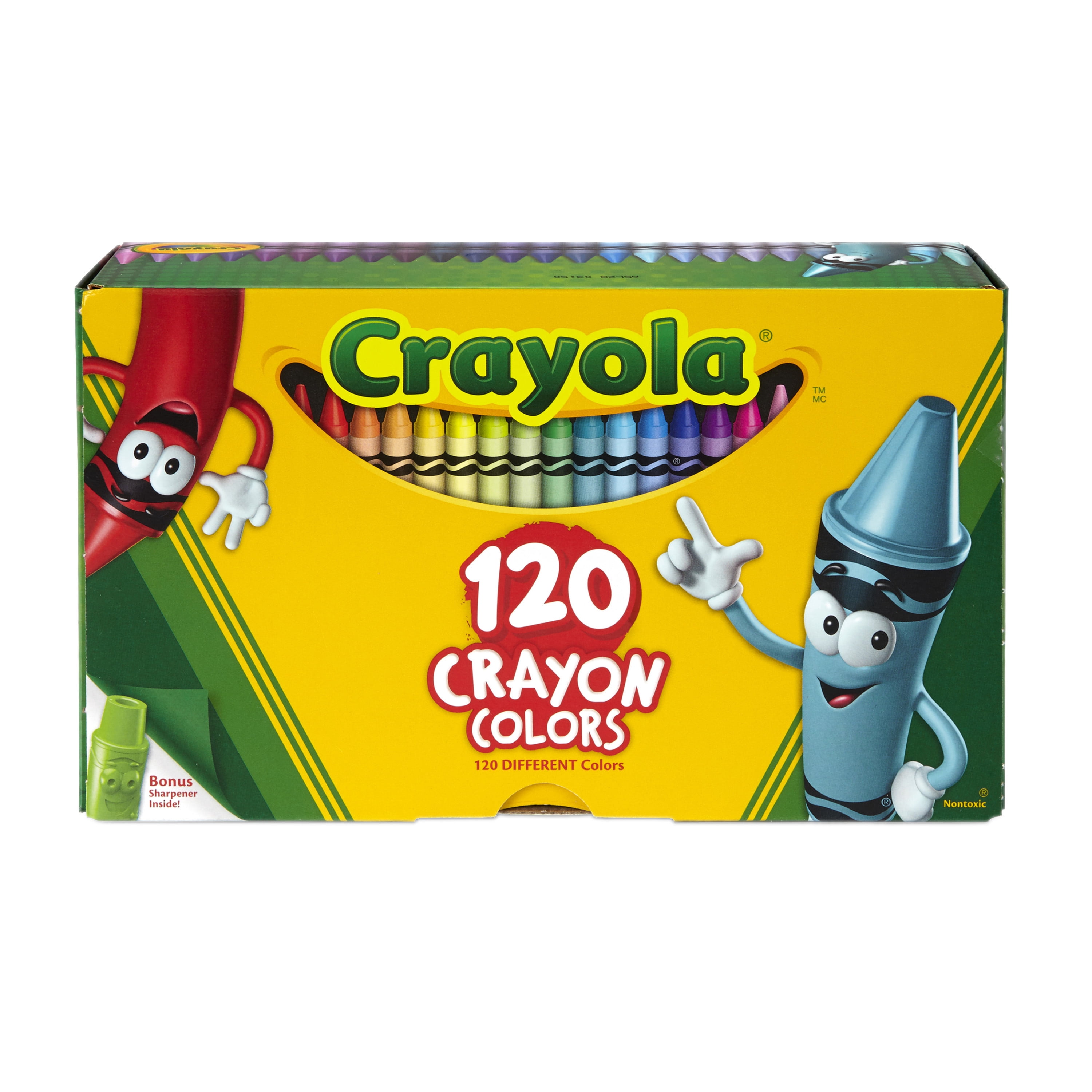 Crayola Giant Box Of Crayons 120 Count Walmart