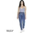 thumbnail image 2 of American Apparel Women's High-Waist Jean, medium marble Wash, 28W/32, 2 of 7