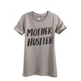 thumbnail image 1 of Thread Tank Mother Hustler Women's Fashion Relaxed Crewneck T-Shirt Tee Heather Tan X-Large, 1 of 1